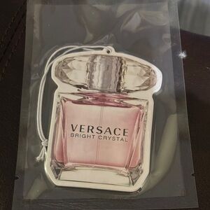 Versace Bright Crystal Pink and Silver Air Freshener